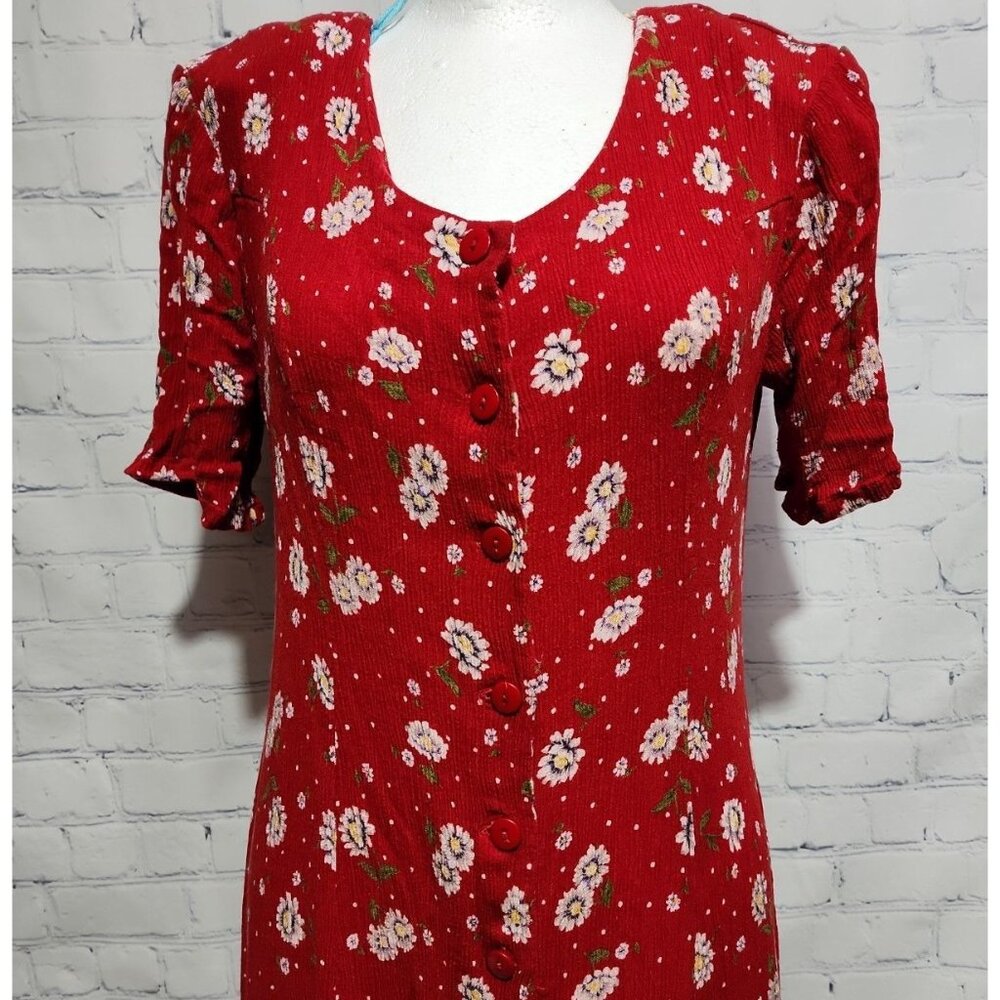 Liberty Fashions floral button front dress
